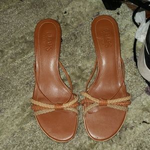 Chaps leather sandals